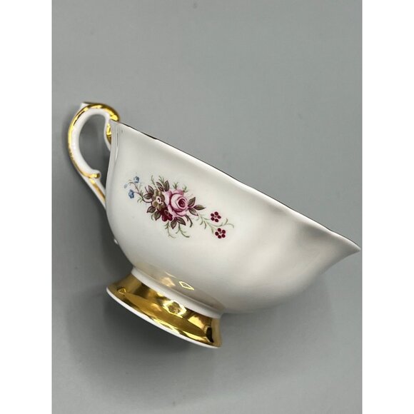 Paragon By Appointment Majesty The Queen Tea Cup Saucer Set Gold & Blue Rare - Picture 5 of 9